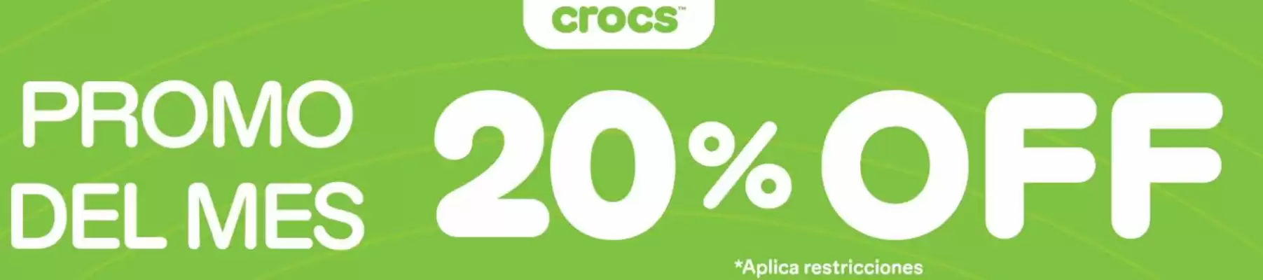 Crocs (válido hasta 31-05)