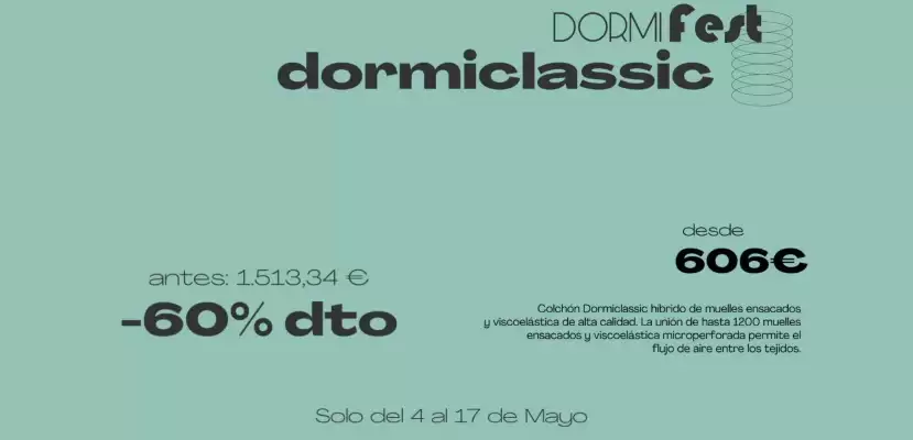 Dormitienda (válido hasta el 17-05)
