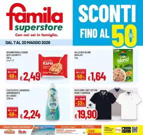 Volantino Famila Superstore Pagina 1
