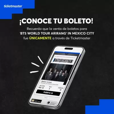 Ticketmaster (válido hasta 7-05)
