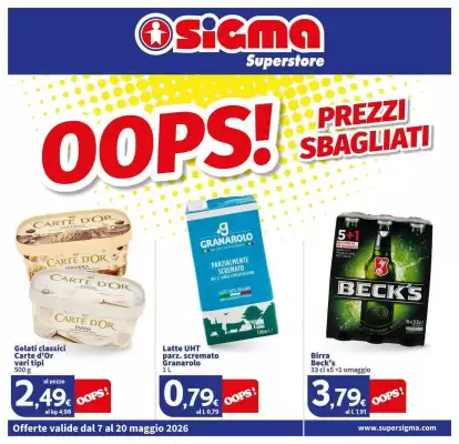 Volantino Sigma Superstore