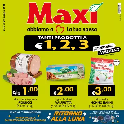 Maxi (valido fino al 20-05)