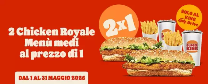 Volantino Burger King Pagina 1