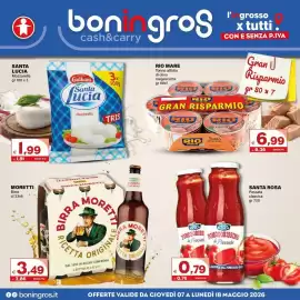 Volantino Boningros Cash and Carry Pagina 1