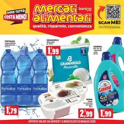 Mercati Alimentari (valido fino al 20-05)