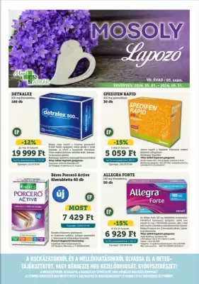 Mosoly patikák akciós újság (érvényes eddig: 31-05)