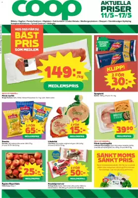 Coop Daglivs reklamblad (giltig till och med 17-05)