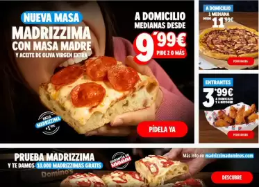 Folleto Domino's Pizza Página 1