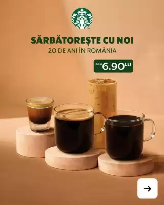 Starbucks (valid până la 19-05)