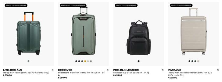 Samsonite Flugblatt Seite 2
