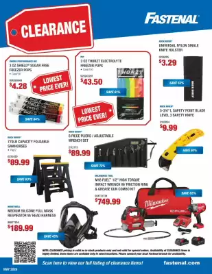 Fastenal flyer (valid until 31-05)