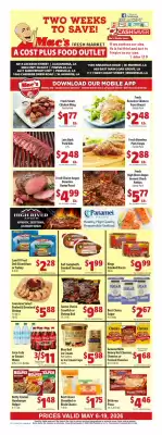 Mac's Market (valid until 19-05)