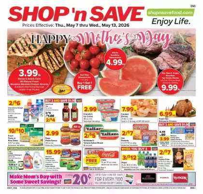Shop 'n Save weekly ad (valid until 13-05)