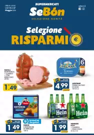Volantino SeBón Supermercati Pagina 1