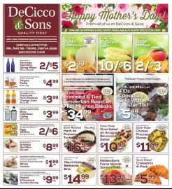 DeCicco & Sons weekly ad week 19 Page 1
