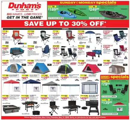 Dunham's Sports (valid until 14-05)