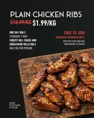 The Butcher Club (valid until 11-05)