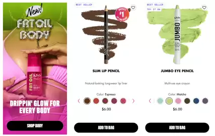 Catalog NYX Pagină 1