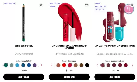 Catalog NYX Pagină 2