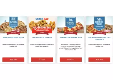 Catalog Domino's Pizza Pagină 1
