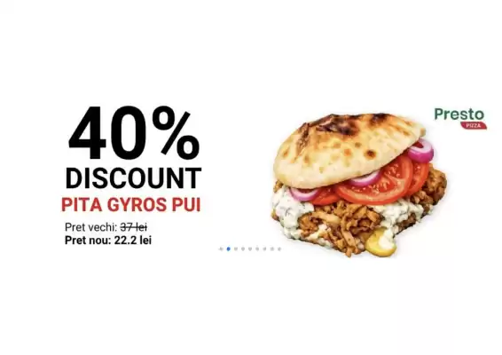 Presto Pizza (valid până la 17-05)