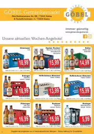 Getränke Göbel Prospekt Seite 1