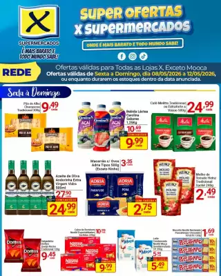 Folheto X Supermercados (válido até 12-05)
