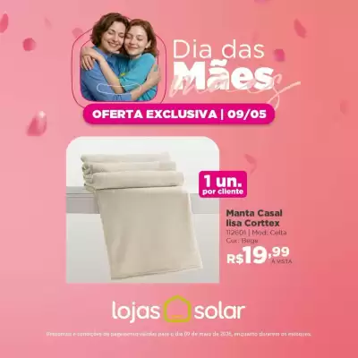 Lojas Solar (válido até 9-05)