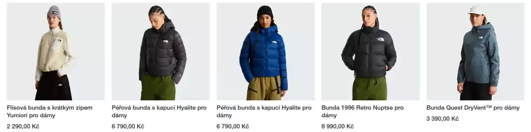 The North Face leták Strana 1
