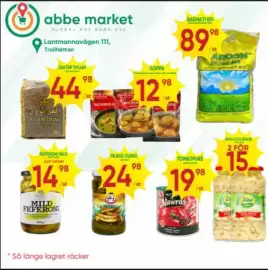 Abbe Market reklamblad Sida 1