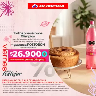 Olímpica (válido hasta 31-05)