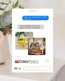 Crazy Plastics catalogue Page 1