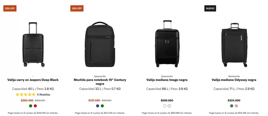 Samsonite (válido hasta 15-05)