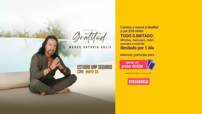 Unefon (válido hasta 15-05)