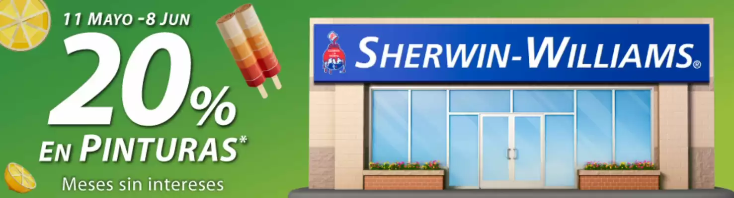 Sherwin Williams (válido hasta 8-06)