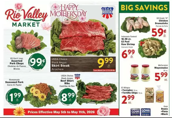 Rio Valley Market (valid until 11-05)