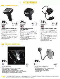 Catalogue E.Leclerc L'Auto page 126: SUPPORT SMARTPHONE HUG FLEXI €19,90, TRANSMETTEUR FM BLUETOOTH 3 EN 1 €19,90