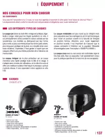 Catalogue E.Leclerc L'Auto page 137: CASQUE JET NARA €49,90, CASQUE JET BLAKE €79,90