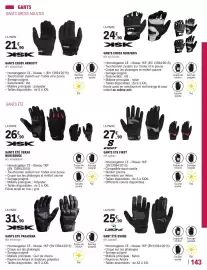 Catalogue E.Leclerc L'Auto page 143: GANTS ÉTÉ PASADENA €31,90, GANTS ETE FIRST €27,90