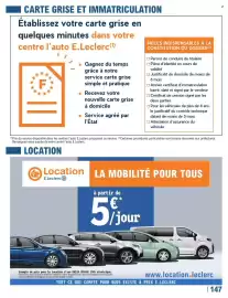 Catalogue E.Leclerc L'Auto page 147
