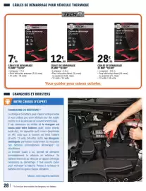 Catalogue E.Leclerc L'Auto page 28: CÂBLES DE DÉMARRAGE 16 MM² TECH9 €7,99, CÂBLES DE DÉMARRAGE 25 MM² TECH9 €12,90