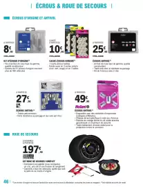Catalogue E.Leclerc L'Auto page 46: KIT D’ÉCROUS D’ORIGINE €8,90, McGard Écrous Antivol €49,90
