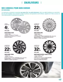Catalogue E.Leclerc L'Auto page 47: ENJOLIVEURS TURBO €22,50, ENJOLIVEURS DECENTE SILVER & BLACK €32,90