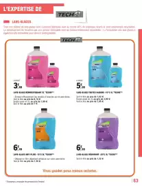 Catalogue E.Leclerc L'Auto page 63: TECH9 Lave-glace démoustiquant €3,89, TECH9 Lave-glace toutes saisons -15°c €5,09