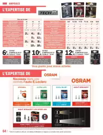 Catalogue E.Leclerc L'Auto page 64: Coffret d'ampoules H7 et fusibles 'TECH9' €10,00