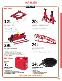 Catalogue E.Leclerc L'Auto page 65: RAMPE DE LEVAGE FOXTER €24,99, JERRICAN FOXTER €7,90