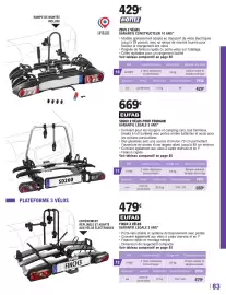 Catalogue E.Leclerc L'Auto page 83: EUFAB FINCH 3 VÉLOS €479,00