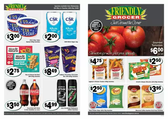 Friendly Grocer (valid until 12-05)