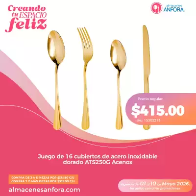 Almacenes Anfora (válido hasta 10-05)