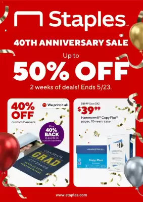 Staples (valid until 23-05)